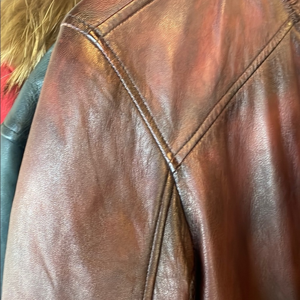 Brown Leather Women's Jacket